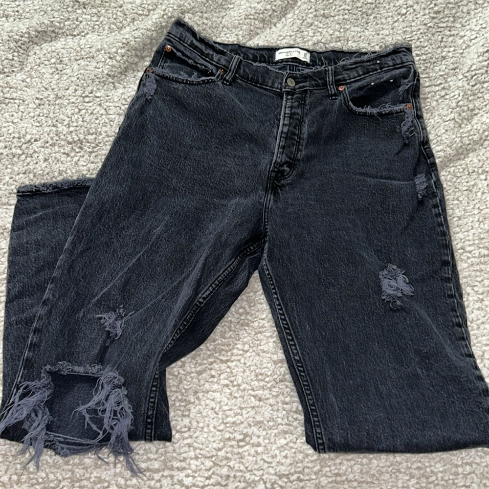 Abercrombie & Fitch The Dad High Rise Sz 31 | 12 Long